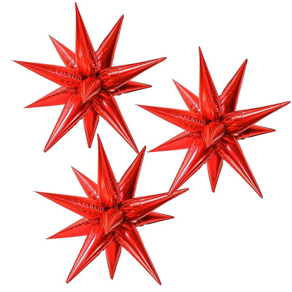 GLOBO METALIZADO ESTRELLA EXPLOSIVA 22 INCH
