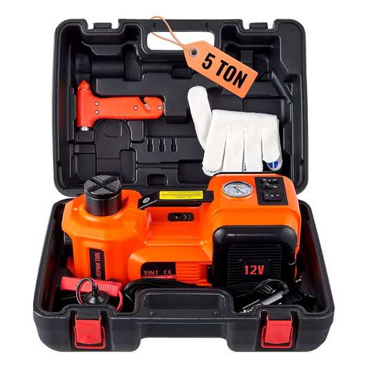 GATO ELECTRICO DE 5 TONELADAS 3 EN 1 PARA CARROS Y VEHICULOS