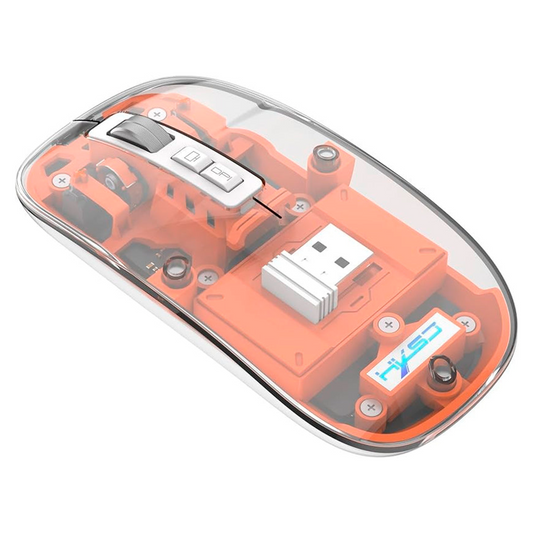 MOUSE TRANSPARENTE INALAMBRICO BLUETOOTH
