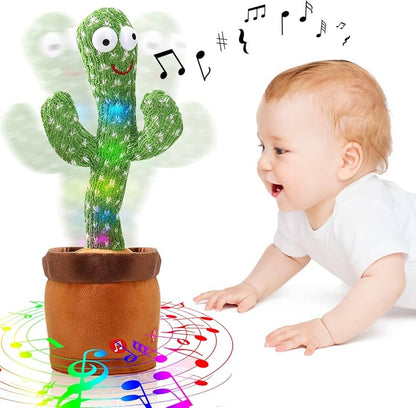 CACTUS BAILARIN JUGUETE INTERACTIVO RECARGABLE DE MUSICAS - LUCES