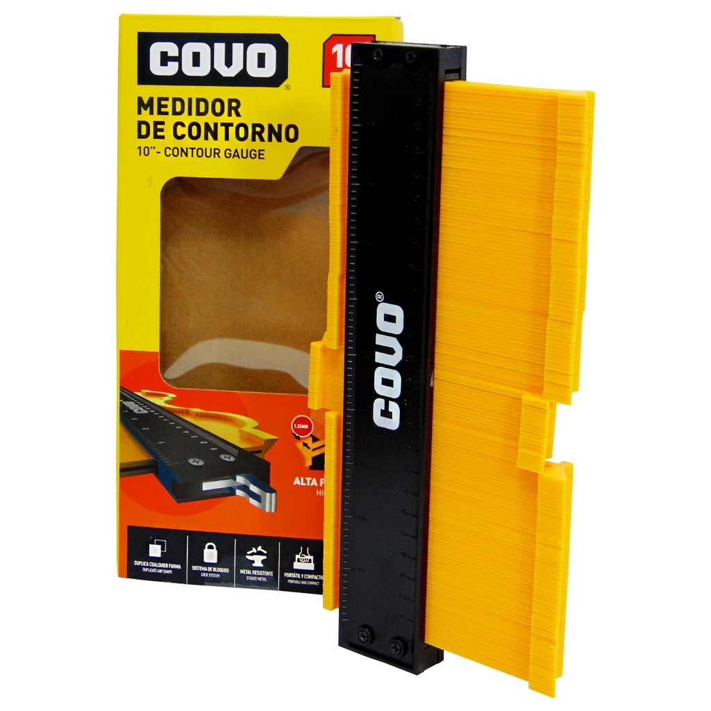 Medidor De Contorno De 10 Pulgadas De Alta Precision Covo