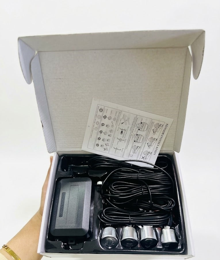 Sensor De Aproximación Retroceso Con Barra De Luz Universal Plateado