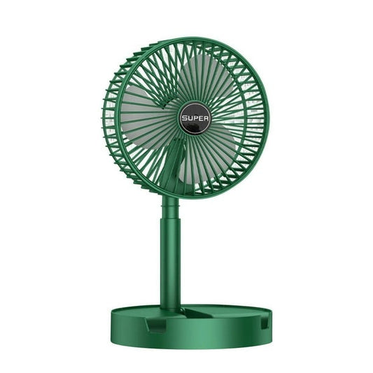 VENTILADOR DE ESCRITORIO RECARGABLE PORTATIL AJUSTABLE