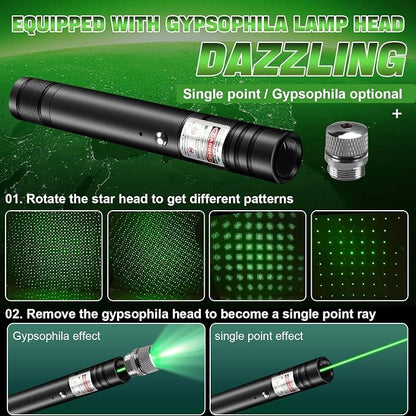 Apuntador Laser Puntero 1000 Metros Poderoso Recargable USB