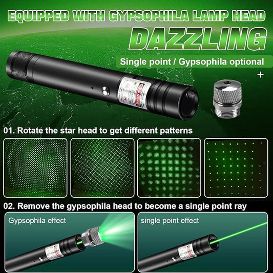 Apuntador Laser Puntero 1000 Metros Poderoso Recargable USB