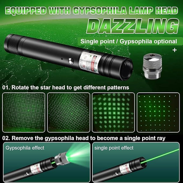 Apuntador Laser Puntero 1000 Metros Poderoso Recargable USB