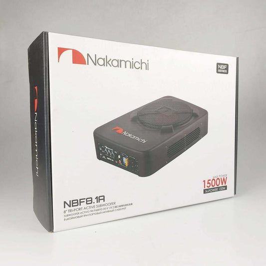 Bajo Amplificado Nakamichi 1500 Watts De 8 Pulgadas Nbf8.1a