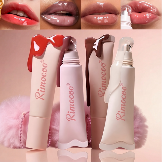 Brillo Labial Lip Gloss Rimocoo Llavero Pompon