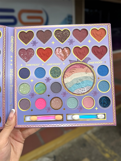 Paleta Sombras Ojos Oneyloo Original 56 Ton
