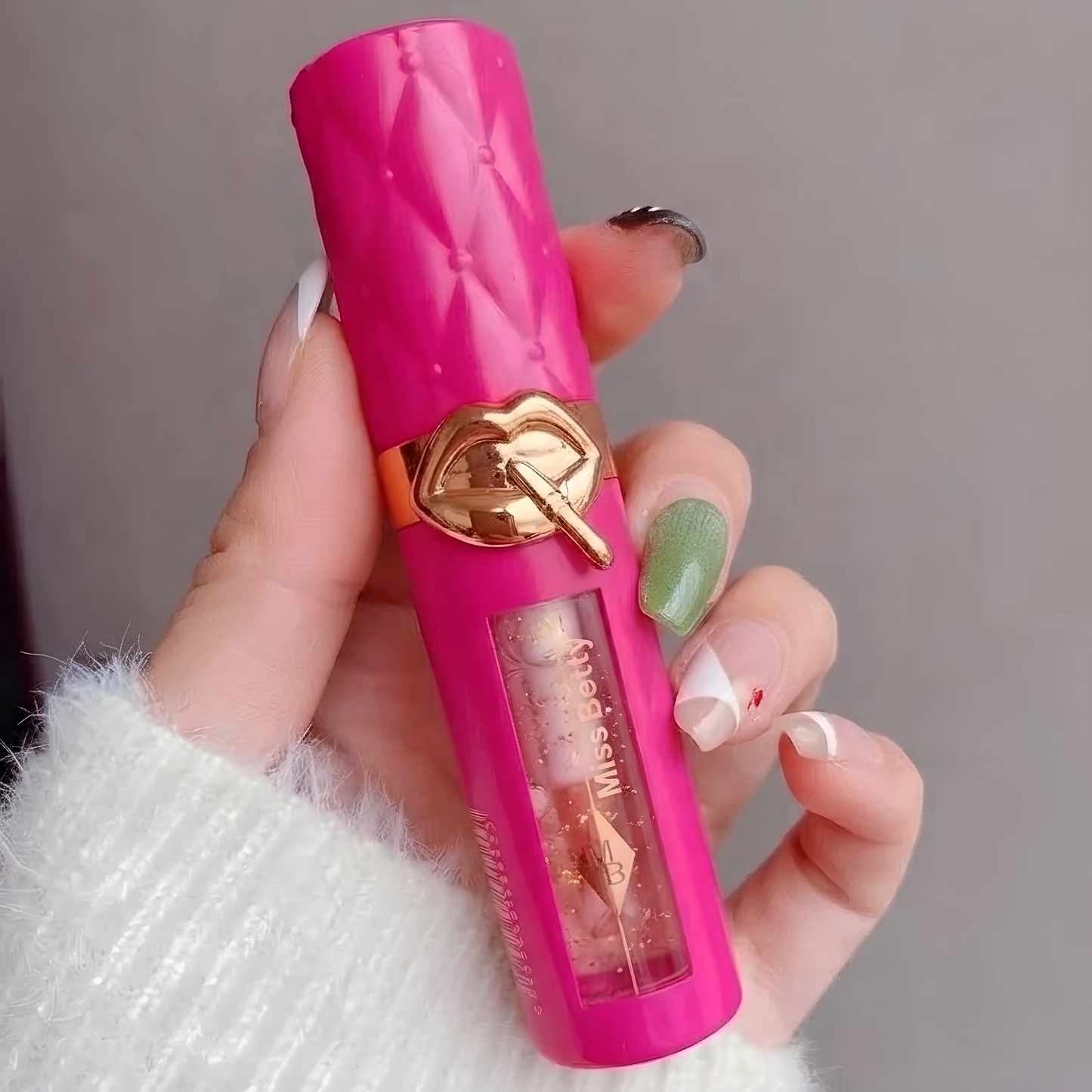 Brillo Labial Lip Gloss Miss Betty Pluma