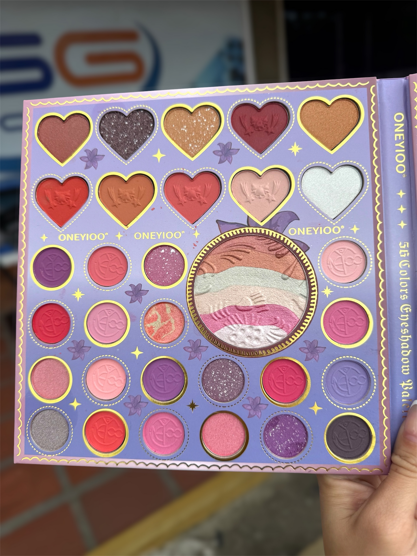 Paleta Sombras Ojos Oneyloo Original 56 Ton