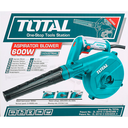 Sopladora Y Aspiradora 600w Industrial Marca Total Tools