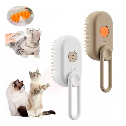 Cepillo Para Mascotas Eléctrico Recargable Con Pulverizador