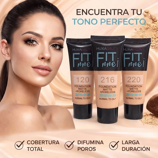Base Maquillaje Huxia Beauty Fit Me Piel Grasa