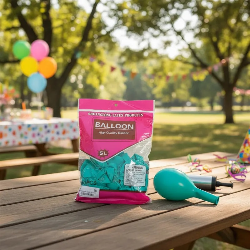 Globos Látex Mate 50 Unidades Para Fiestas Y Decoraciones