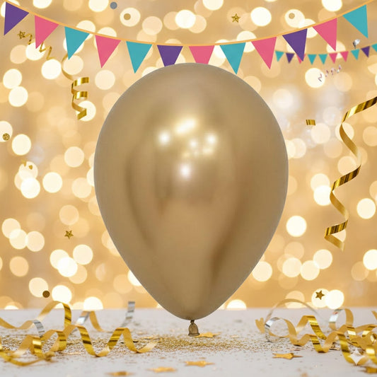 GLOBOS SEMPERTEX POR 50 UNIDADES LATEX CROMADO CHROME REFLEX R11 - R12