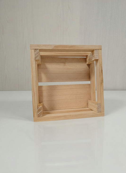 HUACAL PINO 17X17X7 PARA ARREGLOS DECORATIVO