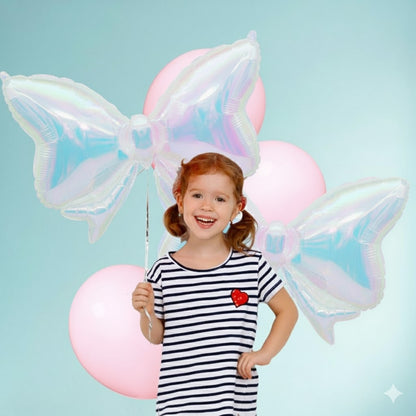 Globo De Lazo Deslumbrante De 24 Pulgadas Tornasol Variados