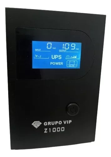 UPS CON PANTALLA REGULADOR DE VOLTAJE LINE INTERACTIVE 1000V 600W