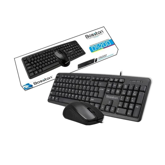 COMBO MOUSE + TECLADO ALAMBRICO PARA COMPUTADORA
