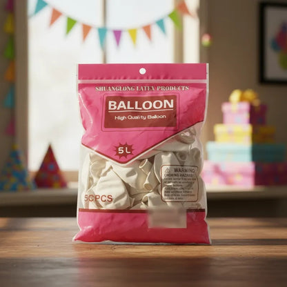 Globos Látex Mate 50 Unidades Para Fiestas Y Decoraciones