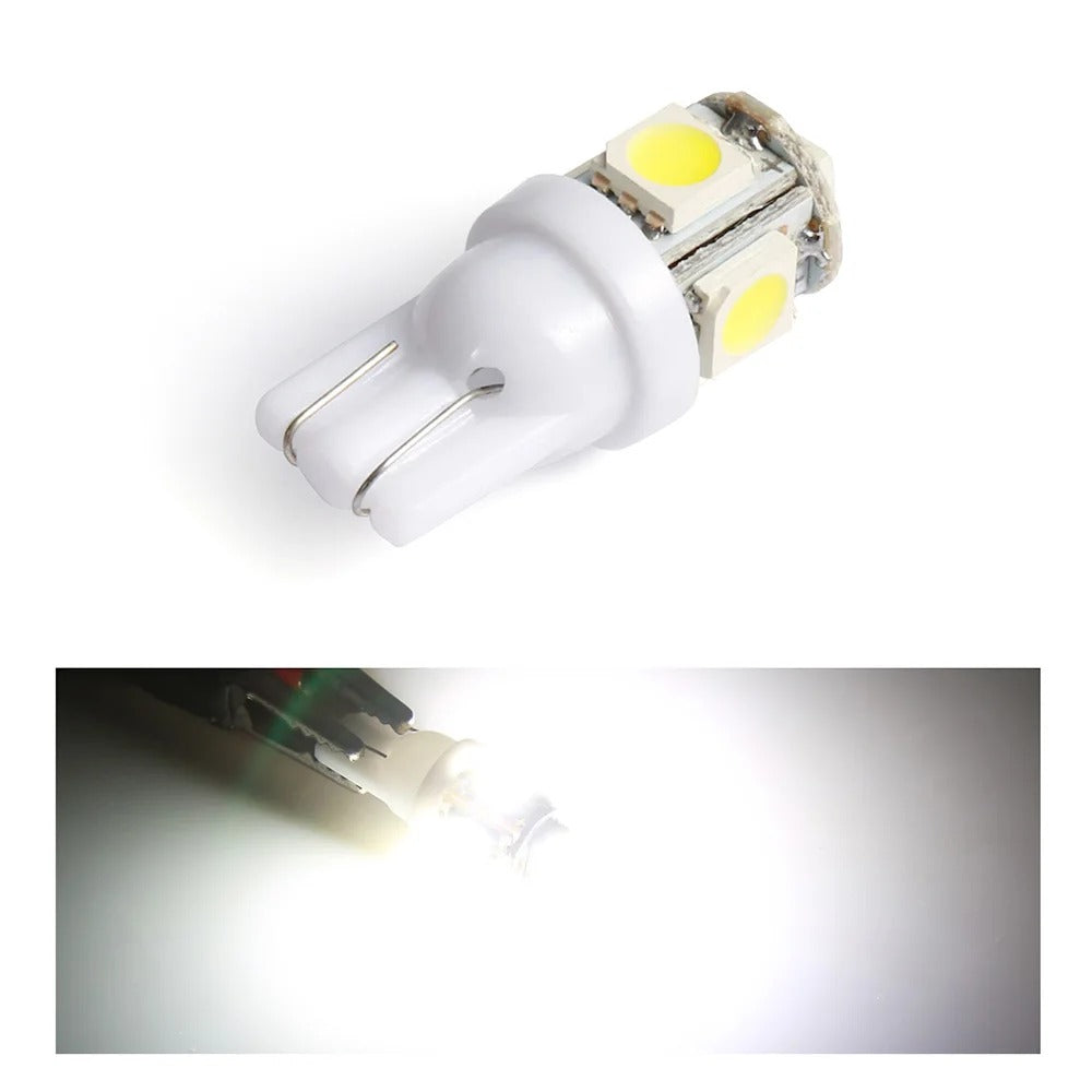 KIT DE MUELITAS T10 9 SMD BLANCAS LED ALTO BRILLO