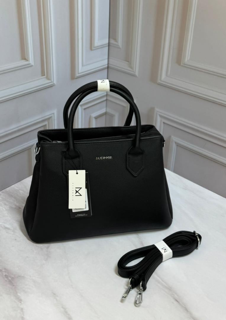CARTERA DE DAMA NEGRA ELEGANTE