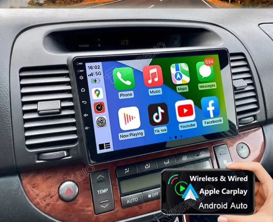 Reproductor Pantalla Android 9 Toyota Camry Lumiere 4+64gb