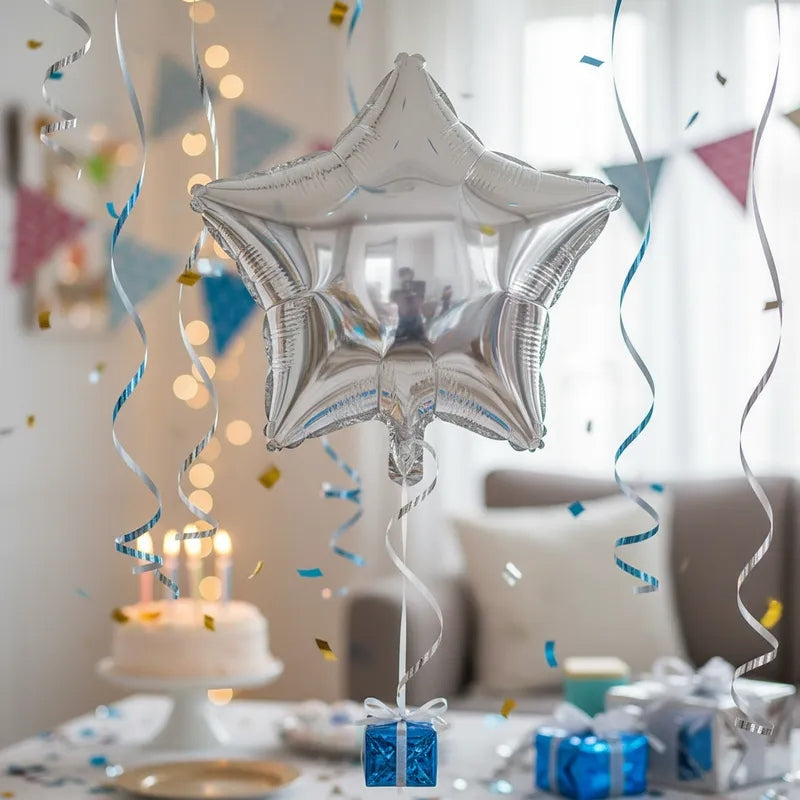 Globo Metalizado Estrella Liso De 18 Pulgadas Fiestas/arreglos