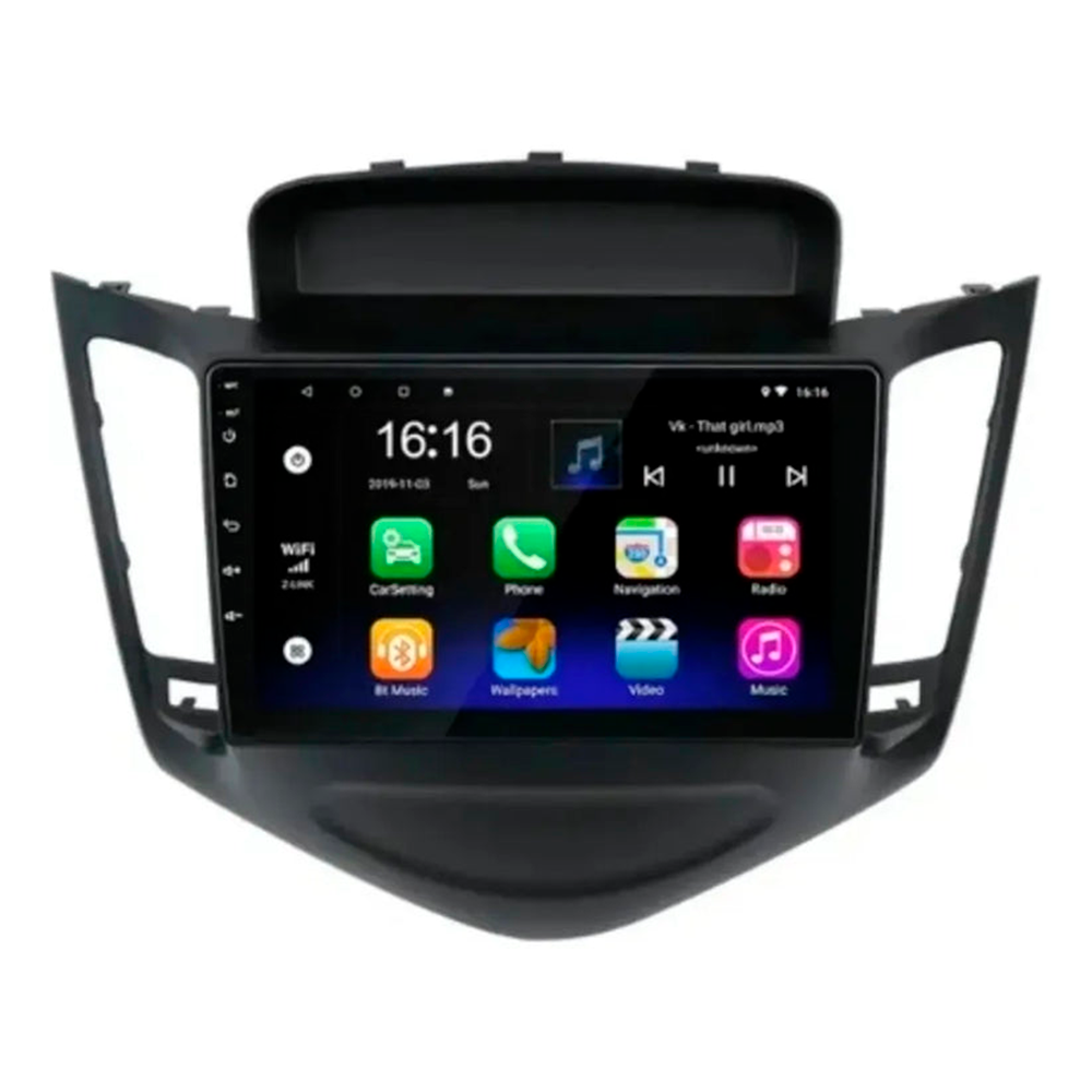 Reproductor Pantalla Android 9 Chevrolet Cruze 4+64gb