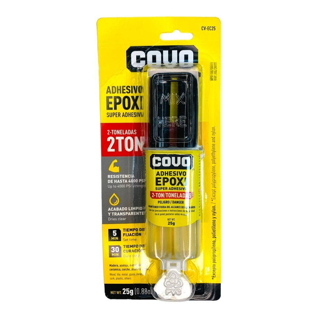 Pega Epoxica Super Adhesiva Covo 2 Toneladas Resistente
