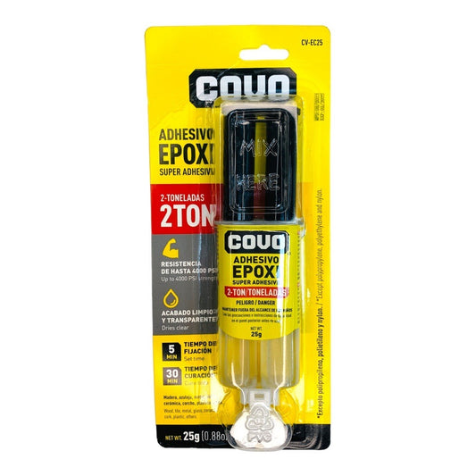 Pega Epoxica Super Adhesiva Covo 2 Toneladas Resistente