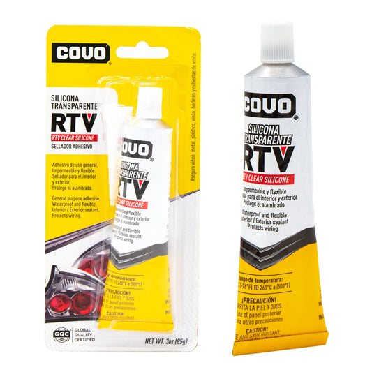 Silicona Transparente Pomo 85 Gramos Rtv Sellador Adhesivo