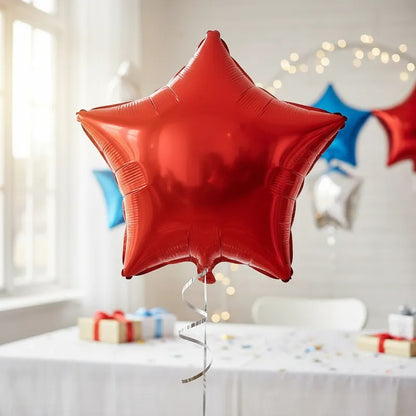 Globo Metalizado Estrella Liso De 18 Pulgadas Fiestas/arreglos