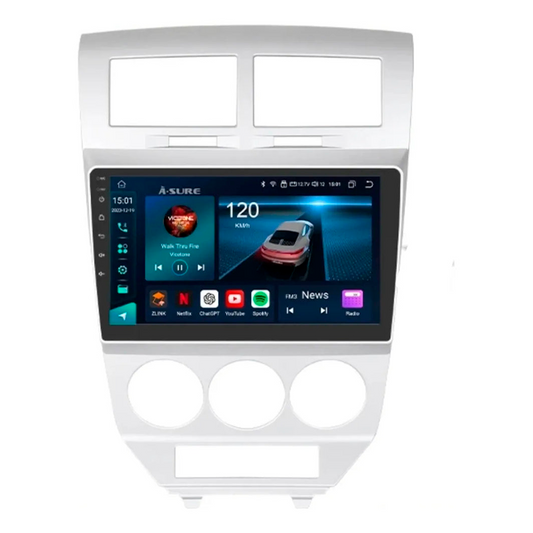 Reproductor Pantalla Android 10 Dodge Caliber 07 4+64gb