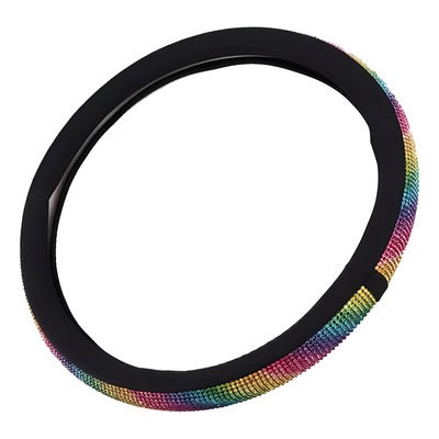 FORRO PARA VOLANTES DE CARROS CON BRILLANTES ELEGANTES
