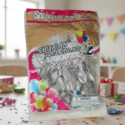 Globos De Latex Cromados R5 De 50 Piezas Fiestas / Arreglos