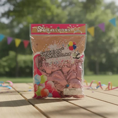 Globos De Latex Cromados R5 De 50 Piezas Fiestas / Arreglos