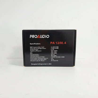 PLANTA AMPLIFICADOR DE 4 CANALES DE 1200 WATTS