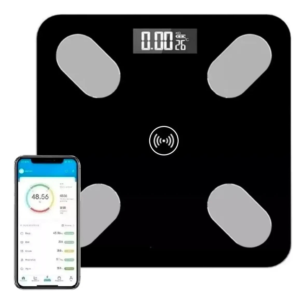 PESO CORPORAL PERSONAL DIGITAL BLUETOOTH