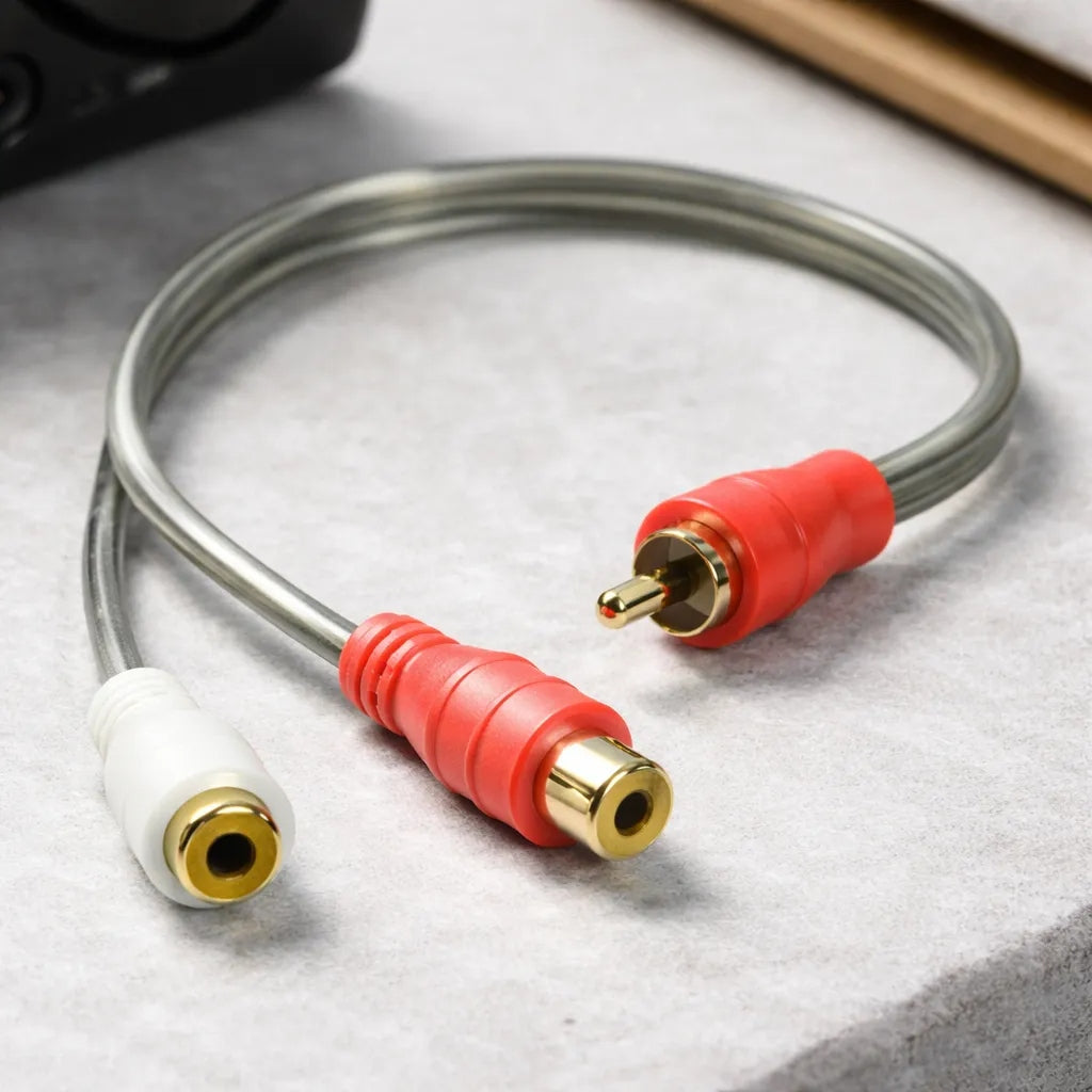 Cable Rca Ye 1mx2f (inversa)1 Macho Y 2 Hembras
