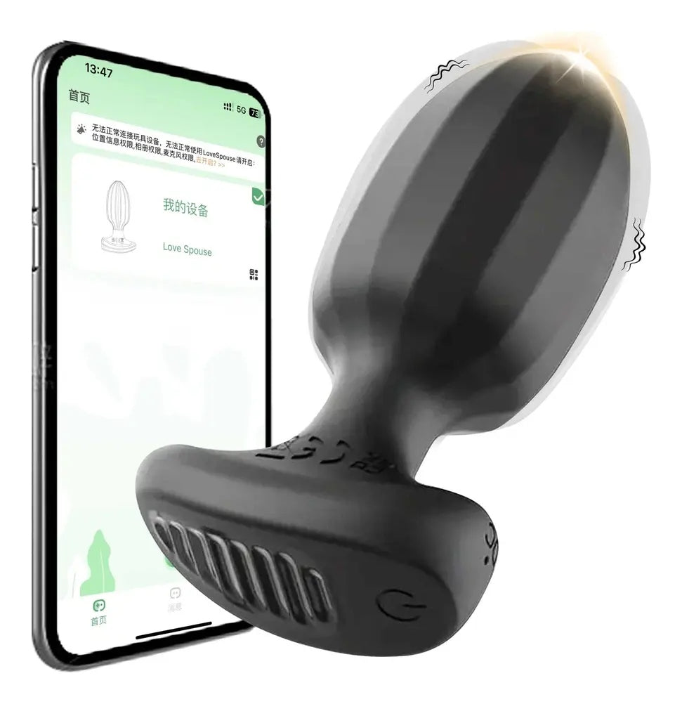 Plug Vibrador Anal Hush 2 Controlado Por App A Distancia