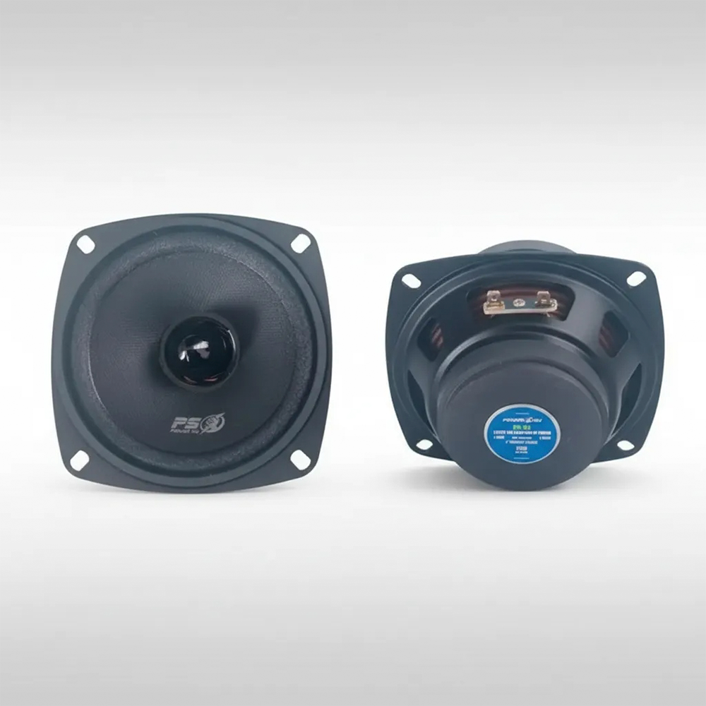 Par De Medios De 4 Pulgadas Y 200 Watts 4 Ohm Power Su