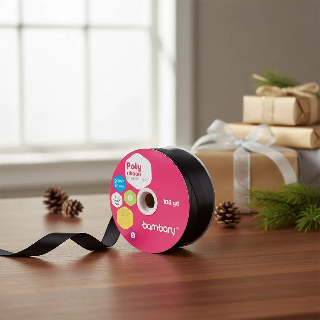 Cinta De Regalo De 60 Mm/100 Yardas Bambary