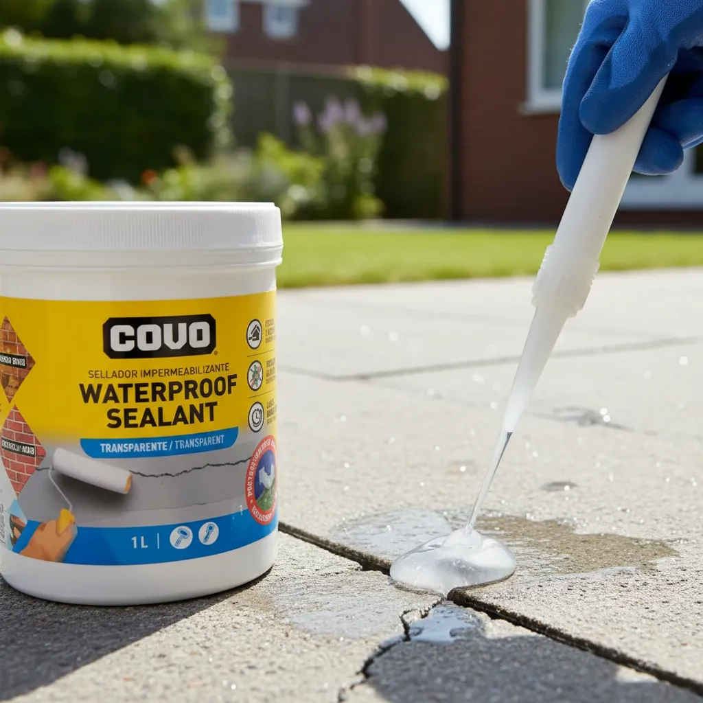 Sellador Impermeabilizante Transparente 1 Litro Marca Covo