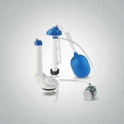 HERRAJE PARA POCETA DE TANQUE BAJO CON BOTON LATERAL DE 2 PULGADAS