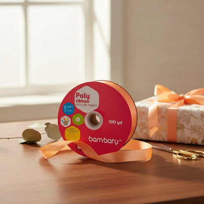 Cinta De Regalo De 60 Mm/100 Yardas Bambary