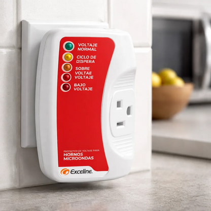 Protector De Voltaje Exceline Para Hornos Microondas 120v