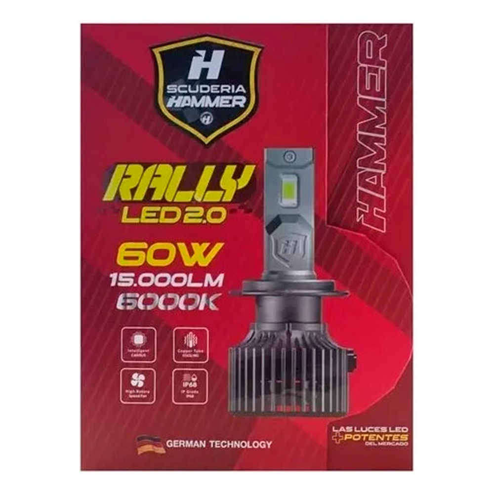 Luces Led De Rally Scuderia Hammer De 15.000 Lumens