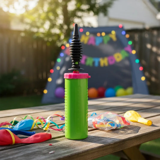 Bomba Inflador Manual De Globos Doble Acción Celetex Fiestas